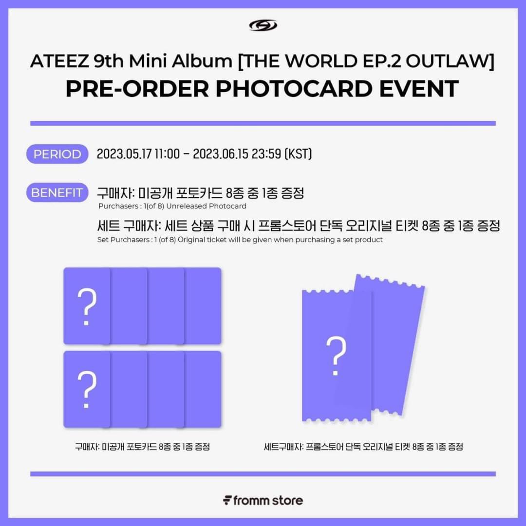crescentmoongo's tweet photo. ⭐Ktown  (❌POB)
147,000k/ea
435,000/set

⭐Makestar (Random vers. Beli set dapet 1 pola random) 
207,000/ea
621,000/set

⭐Soundwave (Bisa pilih versih. Beli 1 set dapat 1 random pola) 
210,000/ea
630,000/set

⭐Frommstore (Random vers) 
210,000/ea bersih kr
630,000/ea bersih kr https://t.co/iVzATFq71e