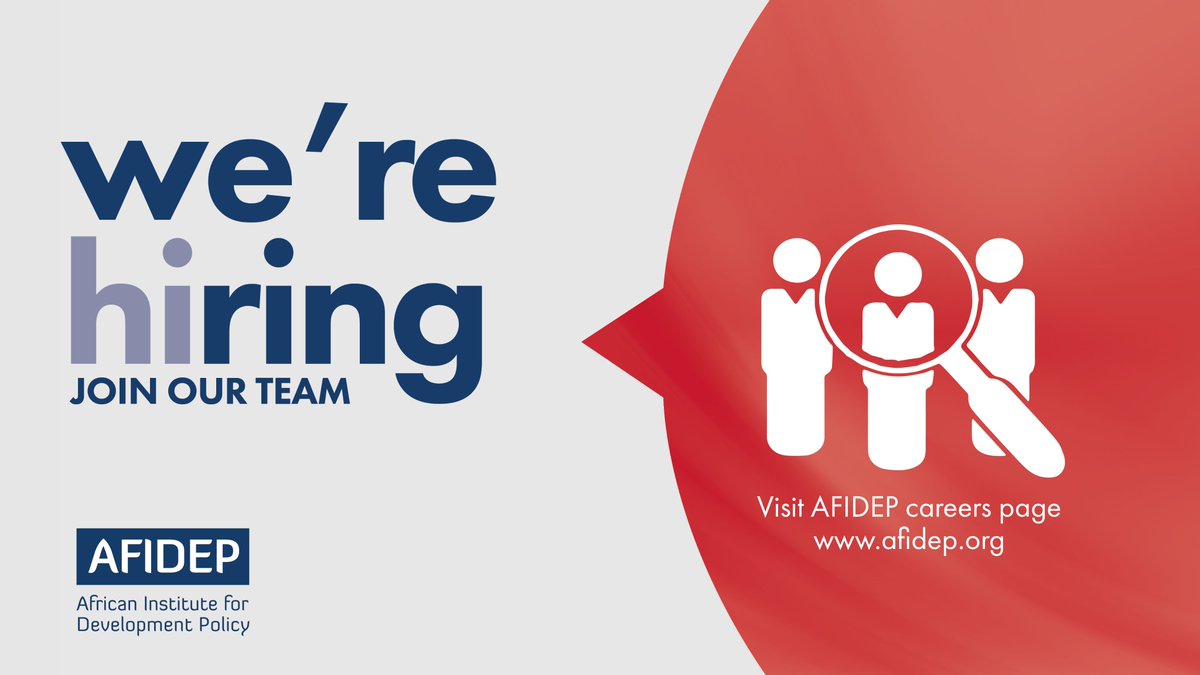 📍Exciting career and consultancy opportunities <a href="/Afidep/">AFIDEP</a>!

Are you a professional looking to work with a large research team?

Come join us!

For more details on the vacancies to apply, visit here: bit.ly/3eq8POp

#Vacancies