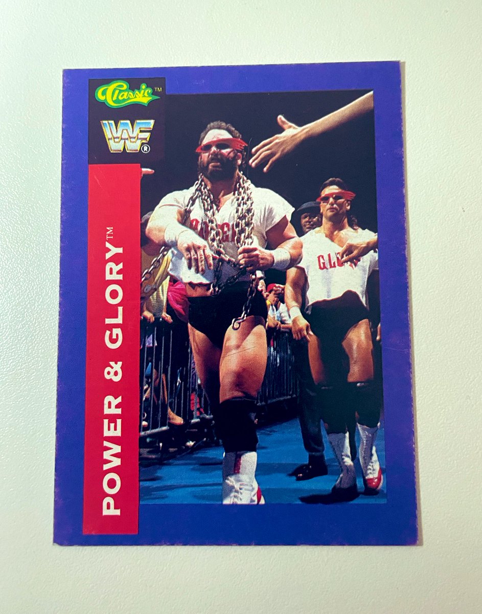 ShoneCold's tweet photo. π¦ #WrestlingCardWednesday
WWF Classic 1991 Series
βͺοΈπ΄β«οΈ Power & Glory βͺοΈπ΄β«οΈ
The Mighty Hercules & Paul Roma making their way to the ring with their manager The Doctor of Style Slick βοΈπ
One of my favourite cards in the set π
49/150 https://t.co/EPYOBkQFdF
