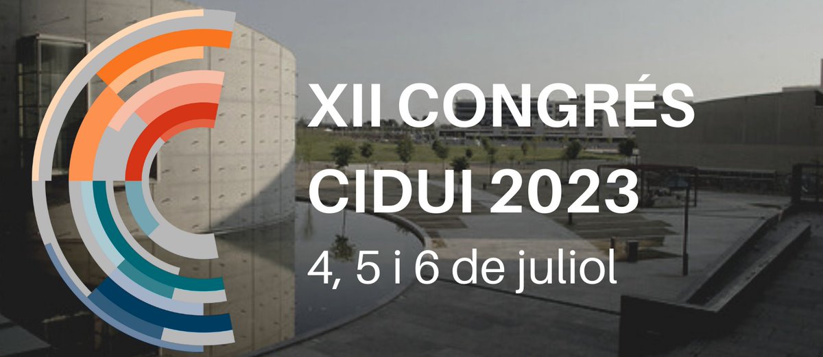 Últims dies per aconseguir l'entrada al #CIDUI2023 amb tarifa reduïda!

🎟️Fins el 19 de maig

Informació i inscripcions a l'enllaç: cidui.org/xii-congres-ci…

<a href="/UOCuniversitat/">UOCuniversitat</a> <a href="/la_UPC/">Universitat Politècnica de Catalunya (UPC)</a> <a href="/UdL_info/">Universitat de Lleida (UdL)</a> <a href="/univgirona/">Universitat de Girona</a> <a href="/UABBarcelona/">Universitat Autònoma de Barcelona</a> <a href="/UniBarcelona/">Universitat de Barcelona</a> <a href="/universitatURV/">Universitat Rovira i Virgili</a> <a href="/UPFBarcelona/">UPF Barcelona</a> <a href="/recercauniscat/">Recerca i Universitats</a>