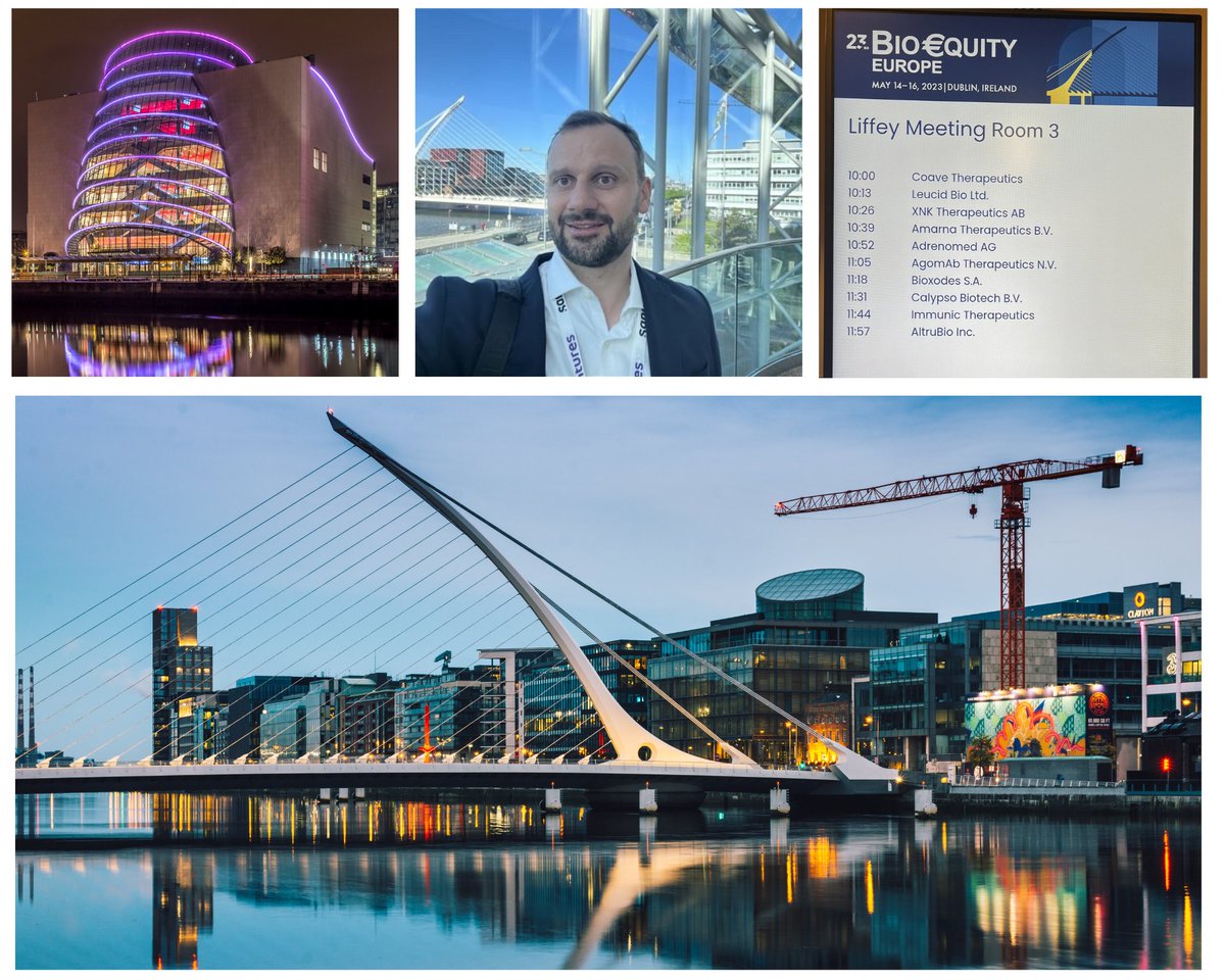 Thank you #BioEquity! We enjoyed 2 days of excellent meetings in Dublin, and we were excited to present our plans for late-stage drug candidate #Adrecizumab to treat #septicshock.
We are looking forward to BioEquity digital next week on May 22-23!

#biotech #sepsis