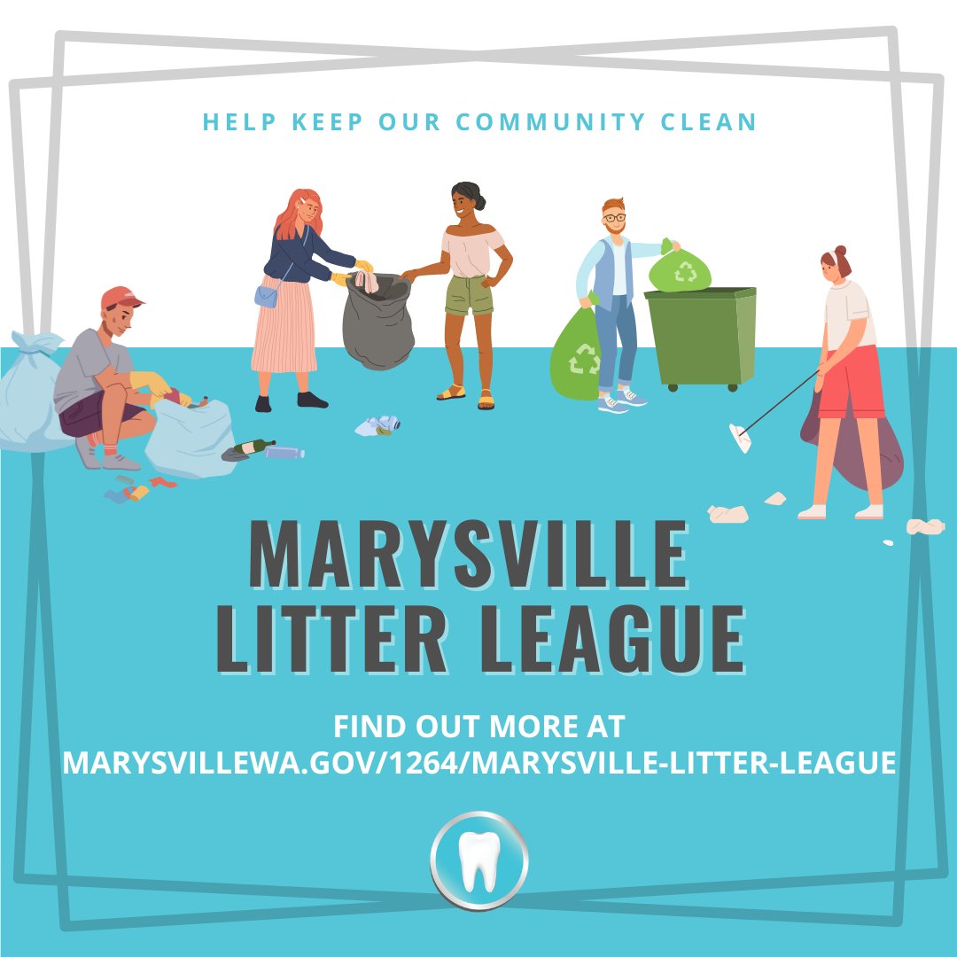 Marysville has a new volunteer litter pickup program aimed at keeping the community clean and beautiful called 'Marysville Litter League'?! 

'Pitch' in with the #MarysvilleLitterLeague & tell us about your work!🚮
•
#marysvillelitterleague #litterleague #marysville #community