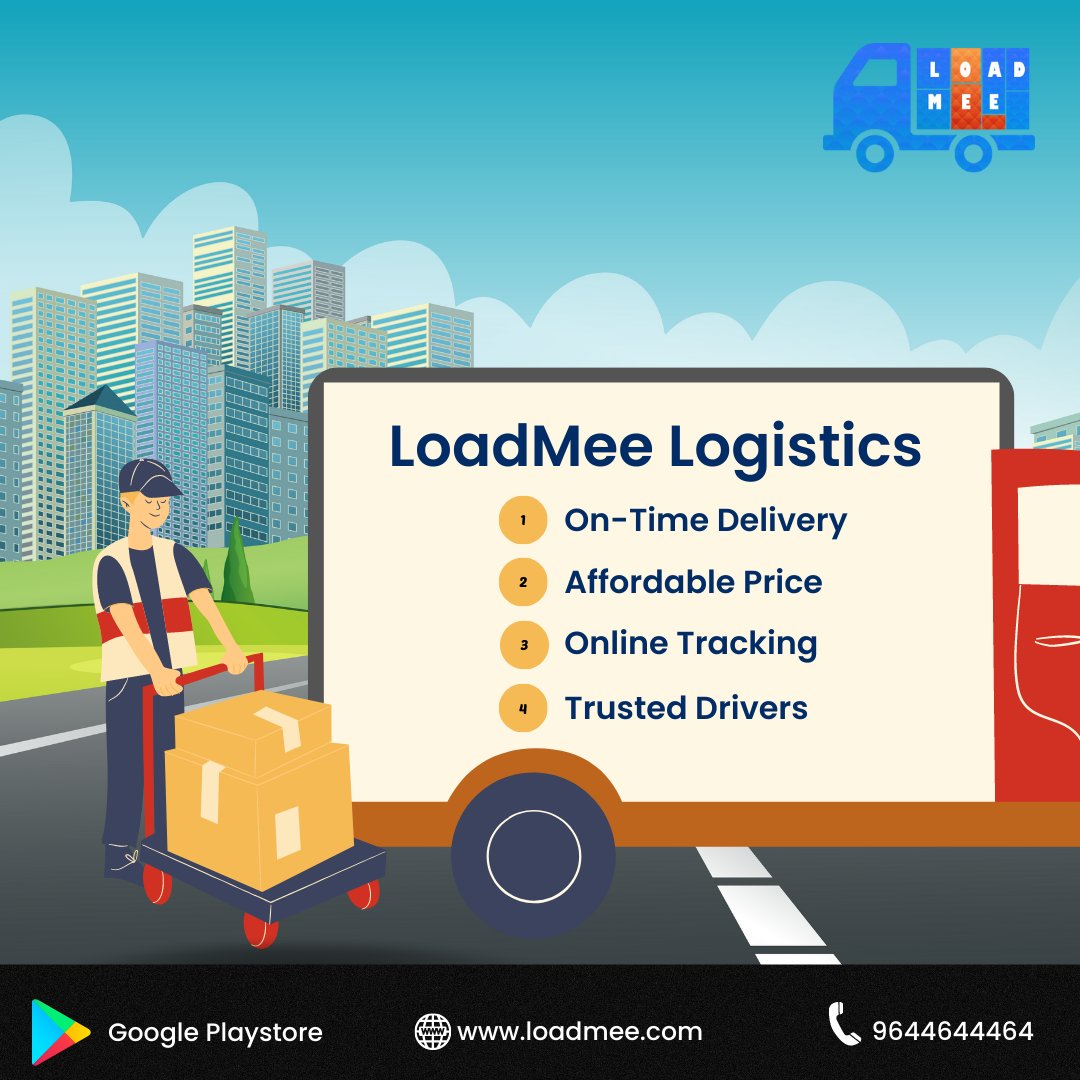 Load_mee's tweet image. Why LoadMee.........
#logisticssolutions #logisticsmanagement #logisticsservices #logisticssolution #logisticscompany #deliveryontime #deliveringhappiness #deliverypartner #deliveryservice #deliveryapp