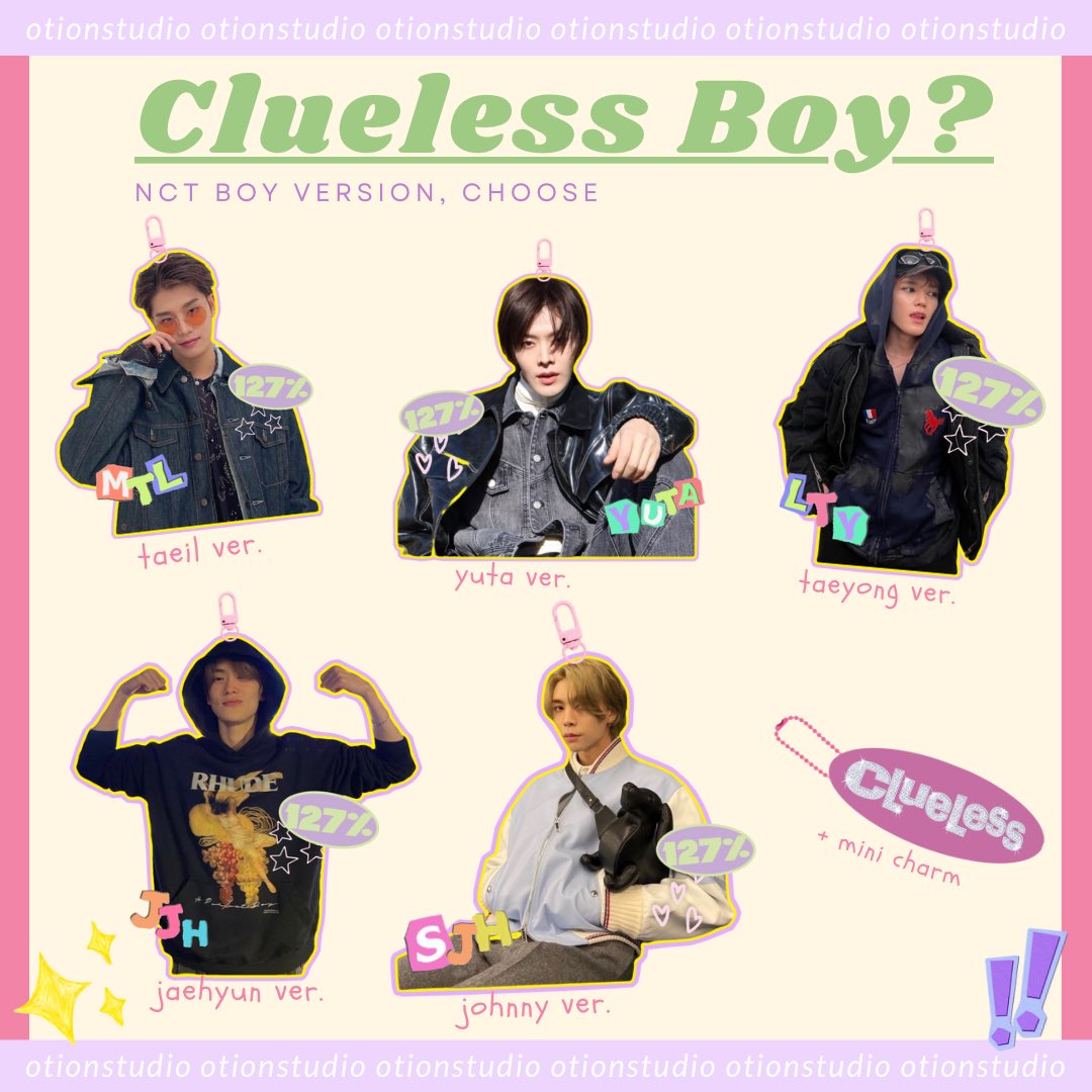 otionstudio's tweet photo. like and reshares are very appreciated 

♡ NCT &amp; TREASURE CLUELESS VERSION ♡

💌 price: 40k | dp: 20k
💌 size: 6cm (main charm) | 4cm (mini charm)
💌 material: two side, double acrylic 3mm-UV printed

open po: 14 mei - 19 mei (17.35 WIB)

♡ form order https://t.co/6kXiniHdX8 https://t.co/EnAmzaNhWO