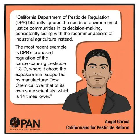 There’s no formalized or public way for EJ ag communities to give recommendations to the California Department of Pesticide Regulation but AB 652 would change that. buff.ly/41Fpw0r