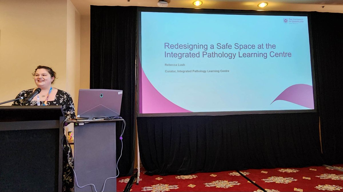 AMaGA_EPs's tweet image. Our middle lightning talk speaker was @rebeccalush_ . Talking about creating safe spaces for visitors and staff #amaga2023
