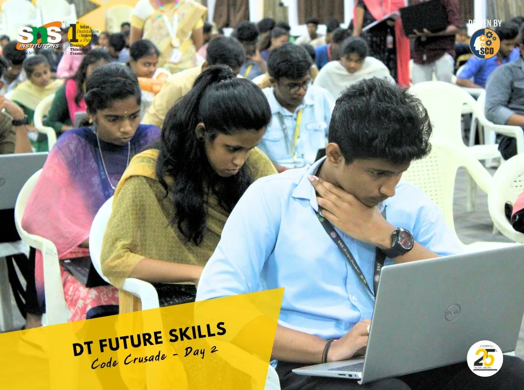 snsinstitutions's tweet photo. Check out the Day 2 highlights of Code Crusade, a thrilling two-day hackathon organized by SNS DT Future Skills in association with SNS SQUARE.
@snssquare
#SNSInstitutions #SNSDesignThinkers #DesignThinking
#futureskills #coding #fullstackdevelopement #hackathon #GDTA https://t.co/viJkFPvLYQ