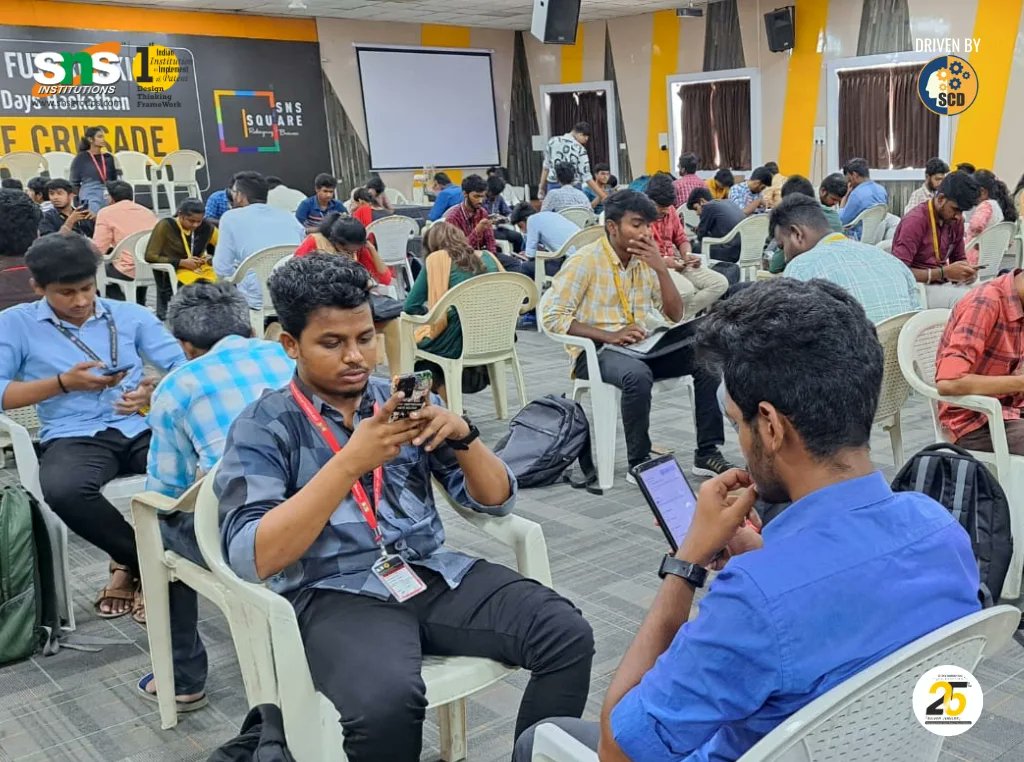 snsinstitutions's tweet photo. Check out the Day 2 highlights of Code Crusade, a thrilling two-day hackathon organized by SNS DT Future Skills in association with SNS SQUARE.
@snssquare
#SNSInstitutions #SNSDesignThinkers #DesignThinking
#futureskills #coding #fullstackdevelopement #hackathon #GDTA https://t.co/viJkFPvLYQ