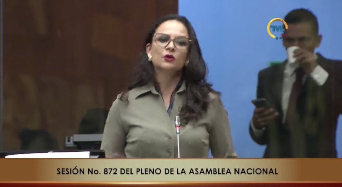 #Ecuador
La legisladora Rosa Mayorga @RosaBelnMayorg1:
'-... es evidente que con lo que hoy nos mostró, un discurso, se puede volver muy cínico cuando proviene de un Presidente deslegitimado por mérito propio. Este juicio político se está dando por sus propios errores... no es