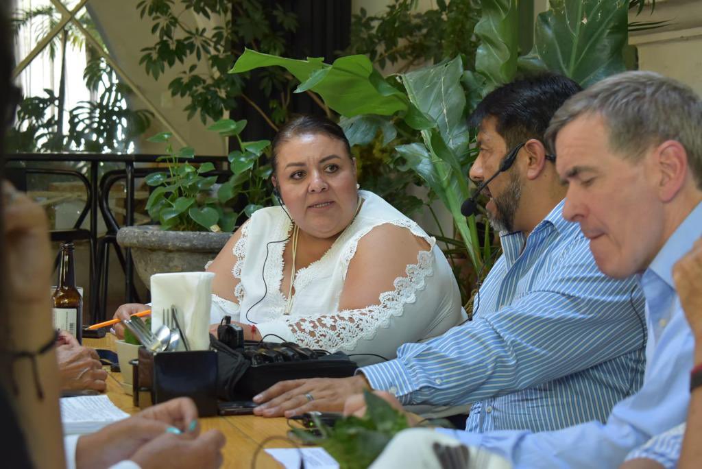 DavidRutley's tweet photo. The 🇬🇧 is committed to improving human rights globally. 

I met with human rights defenders in #Jalisco to learn about the challenges they face &amp; reaffirm UK support. 

@CieloColectivo @Entrecieloyti @PorArmorAEllxs @colectivo_luz @AnnaKarolinaCh @CEPAD_AC @CCBusquedaJal https://t.co/9hFufoHTo9