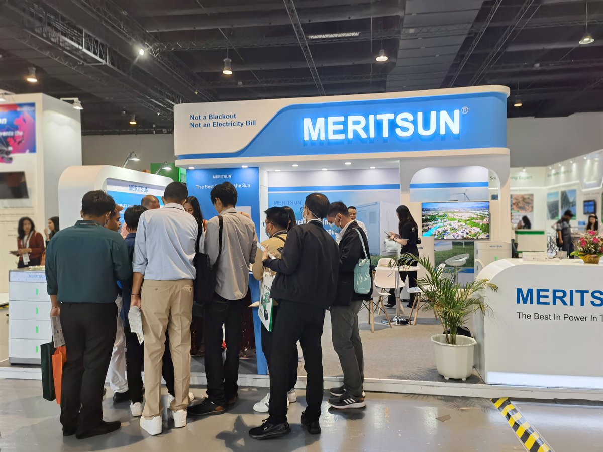 Meritsun14's tweet photo. As the exciting "Future Energy Philippines" event comes to an end🔚MeritSun would like to thank you for your strong support and trust. If you have any questions or would like to arrange a future meeting,please contact us at sales@meritsunpower.com  #Philippines #MeritSun #Energy https://t.co/eVIr0ixxJD