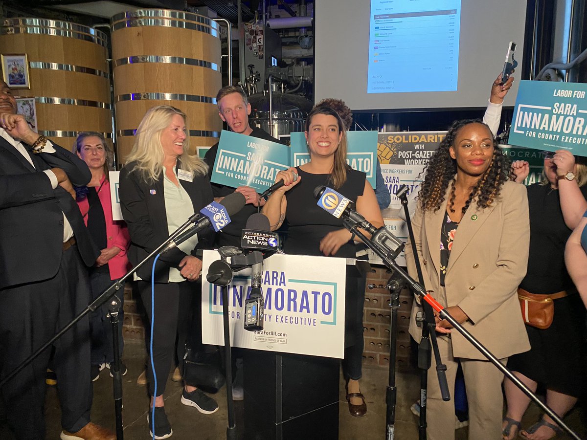 “That’s a lot! I won’t be able to do it alone, says @RepInnamorato as she will be the first female County Executive of <a href="/Allegheny_Co/">Allegheny County</a>  “we have a lot of work to do!”<a href="/talia_kirkland/">Talia Kirkland</a>