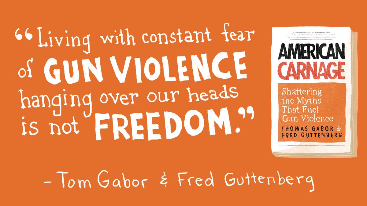 Just finished reading #AmericanCarnage by @fred_guttenberg & @tom_gabor & can’t recommend it highly enough. Arm yourself with KNOWLEDGE! This #book disproves the lies about guns in America. 📚 #read #EndGunViolence #protectourkids #EnoughIsEnough #books #vote #Uvalde #violetlemay