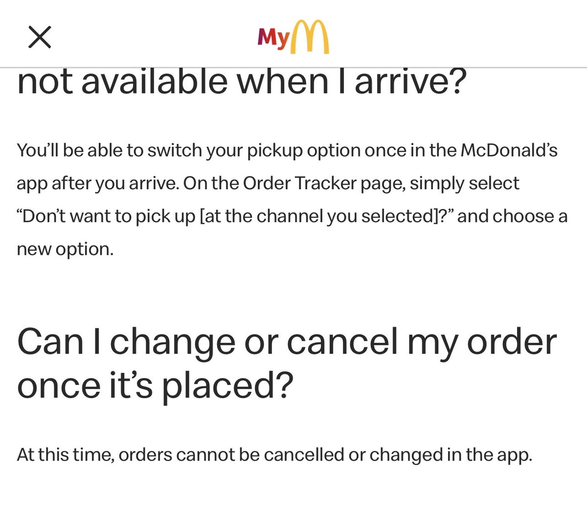 HaliPawz's tweet photo. So what happens when you place a mobile order at @McDonalds and there was a shooting there so the whole thing is closed up and the police have to let you out of the parking lot? Didn’t see that as a FAQ 🤷‍♀️ https://t.co/ABAZ96Lvkr
