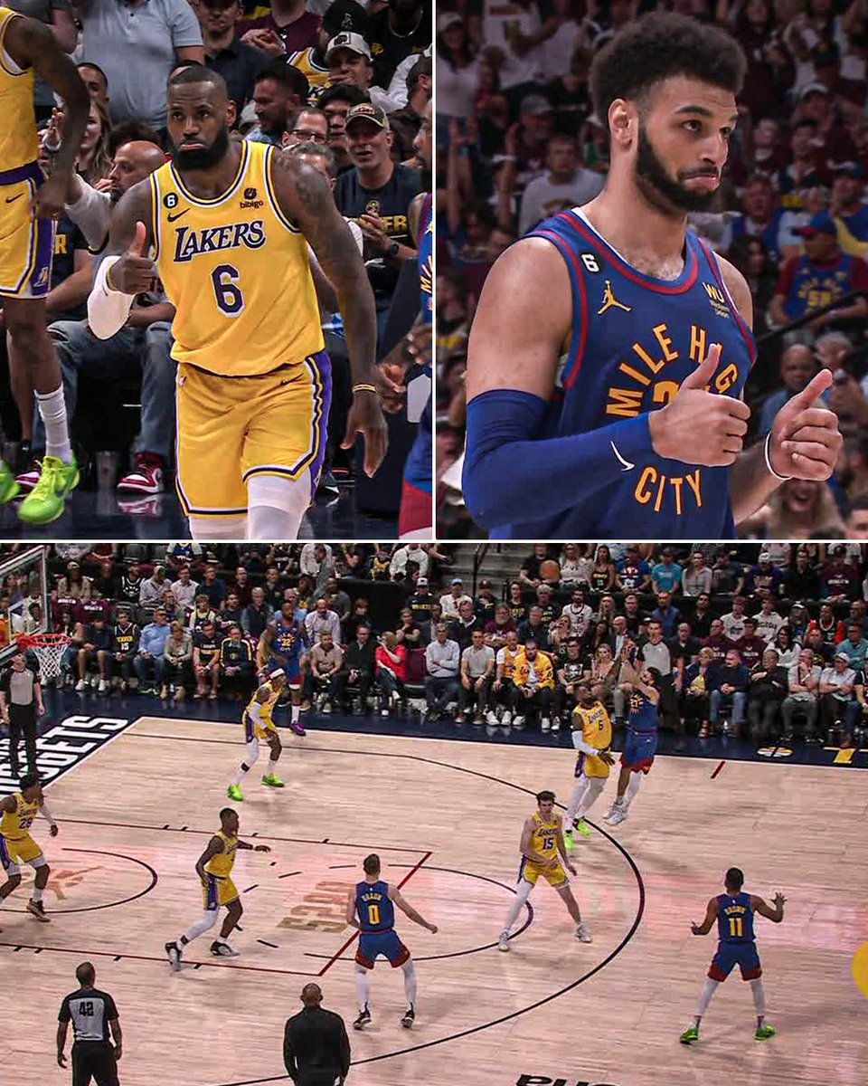 SportsCenter on Twitter "LeBron after the tough shot by Jamal Murray 😅👍"