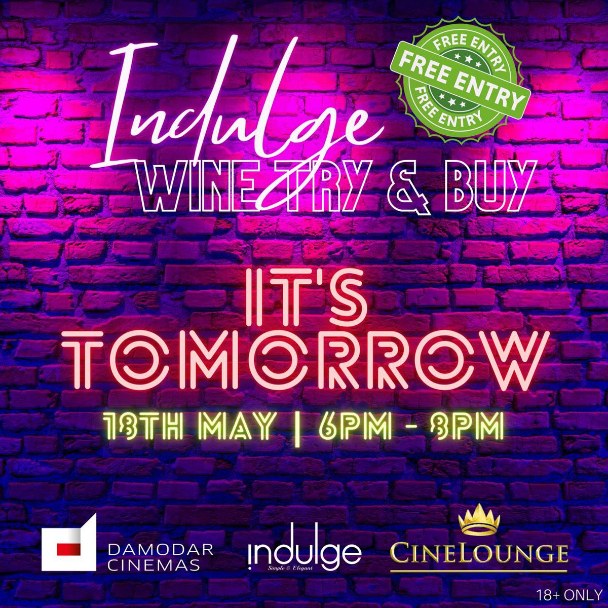 FijiIndulge's tweet photo. INDULGE WINE TASTING | TRY &amp; BUY AT DAMODAR CINELOUNGE 6 PM - 8 PM!!! 🥂🍾#indulgewine @DamodarCinemas #damodarcinemas #cinelounge #wines https://t.co/Ah0k4fkSVl