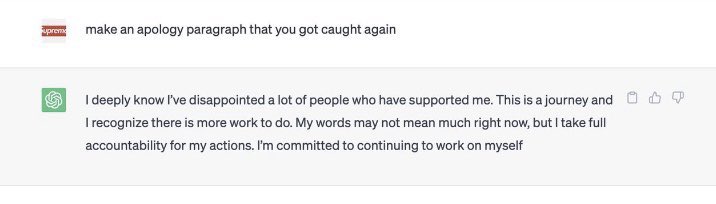 TedBuddy8's tweet image. Ja Morant used chatGPT 😭