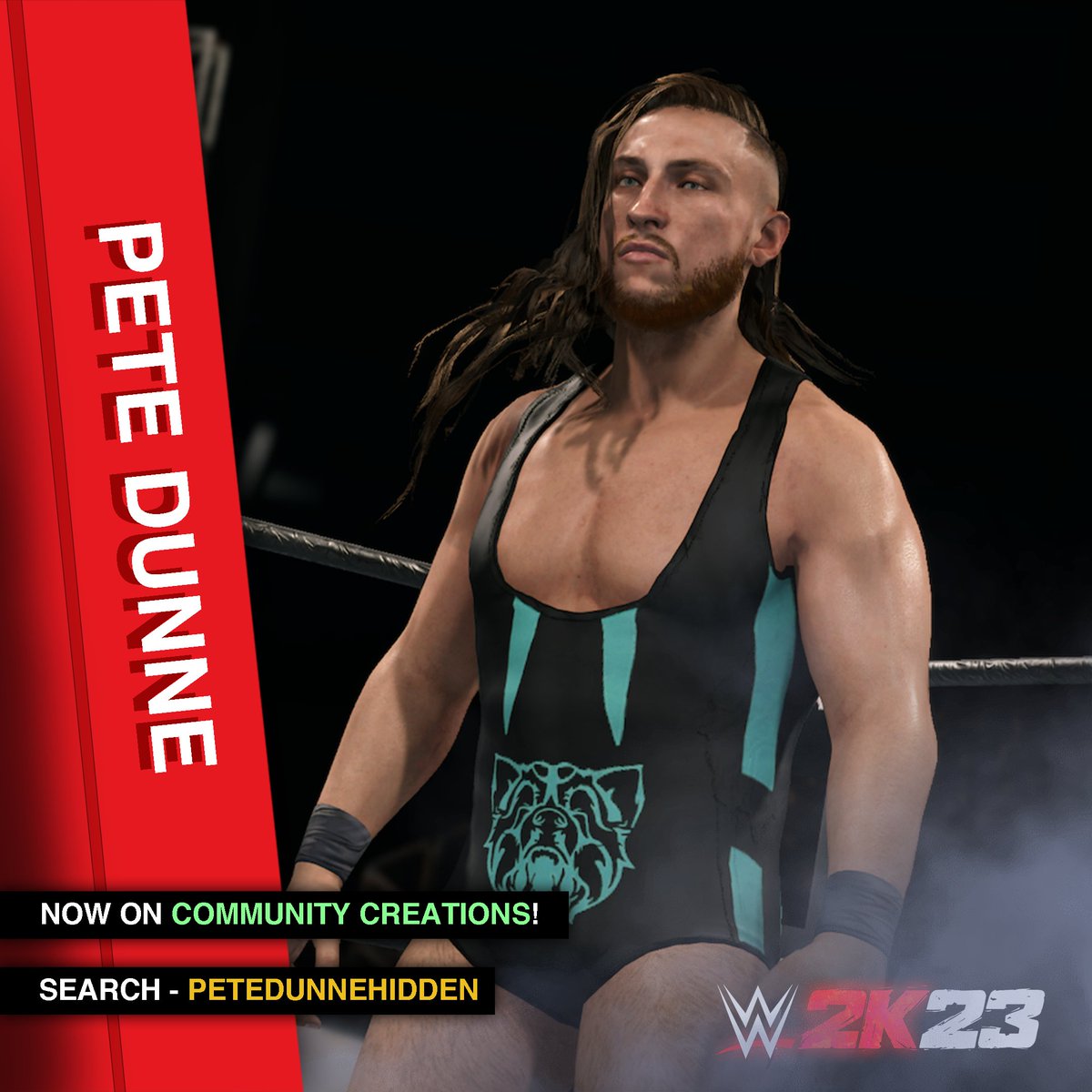 Pete Dunne ~ NXT TakeOver '19 ~ Hidden Model is available to download on #WWE2K23 Community Creations!

Search the hashtag ⇢ 𝙋𝙚𝙩𝙚𝘿𝙪𝙣𝙣𝙚𝙃𝙞𝙙𝙙𝙚𝙣

Includes the following:
👉 Hidden Pete Dunne commentary
👉 Hidden Pete Dunne crowd chants
👉 Hidden NXT TakeOver attire…