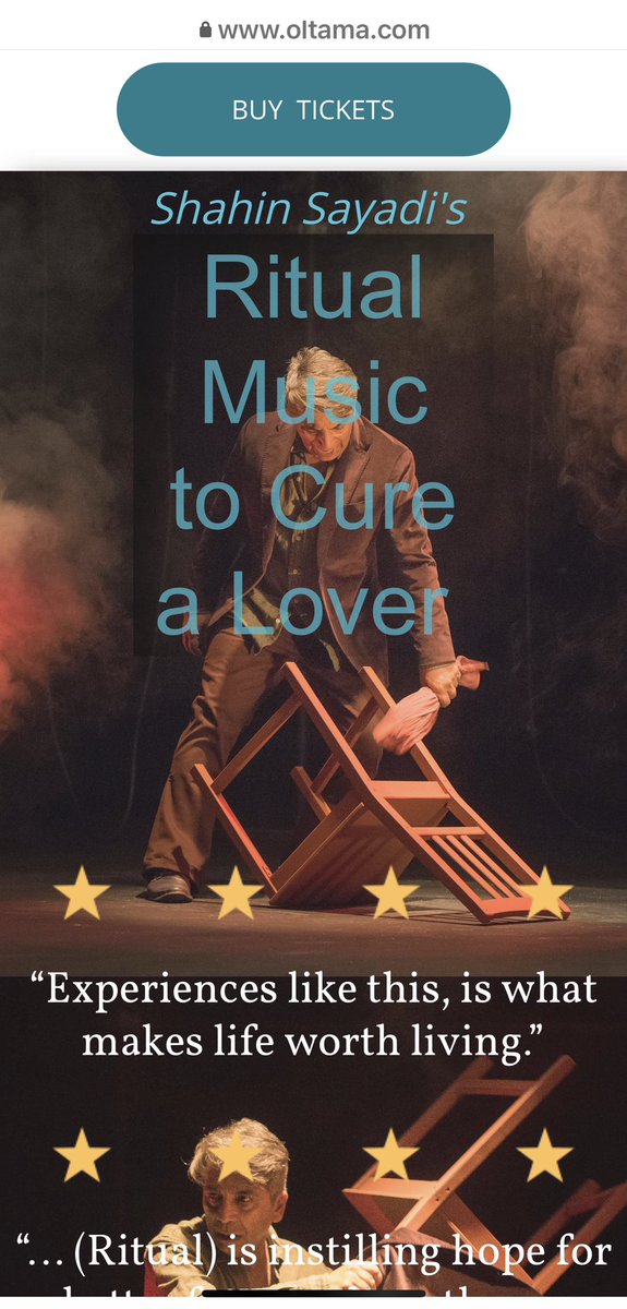 shahinsayadi's tweet photo. go to https://t.co/CjUZNBkAWQ
And
Come, or tell others to come see:
Ritual Music to Cure a Lover.
بیایید یا به دیگران که میتوانند بیایند بگویید برای اجرام بیایند🌹
#Ritualtheplay
#shahinsayadi https://t.co/H5lRHjoMGf