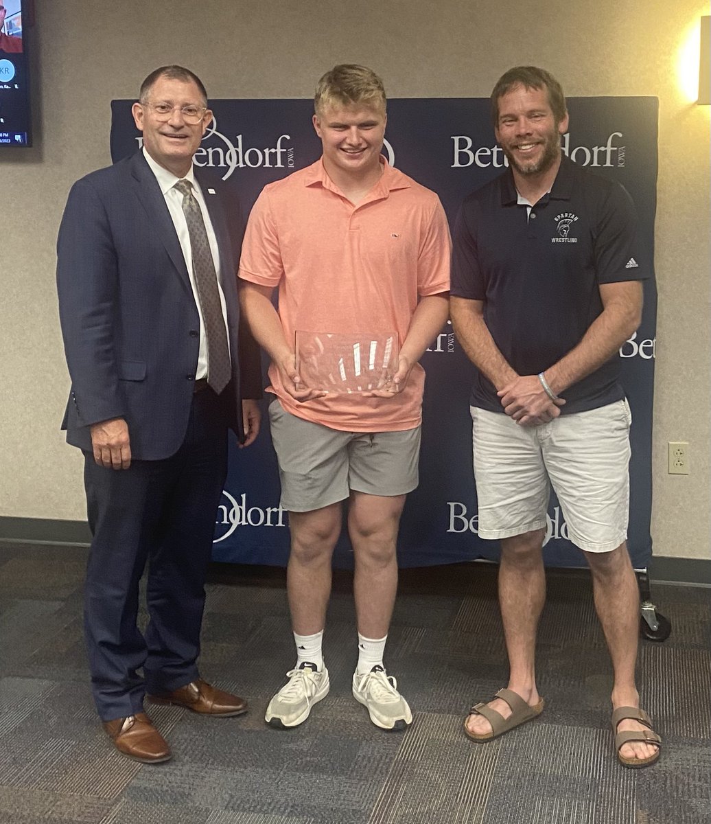 pleasvalwrestle's tweet photo. Congratulations to Abby Meyrer and Caden McDermott for their City of Bettendorf Mayoral Proclamation! https://t.co/cL1TaunbsD
