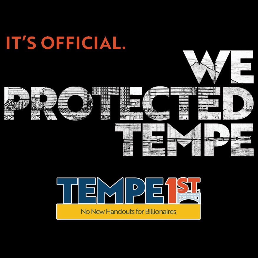 Thank you, Tempe 💜