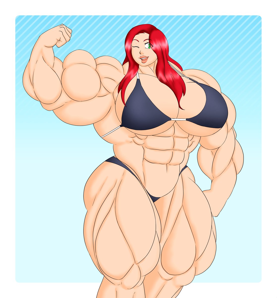 musclecandy27's tweet photo. With a simple flex or two. 💪💪 (🎨: @ModeZombie) https://t.co/V2BH65848d