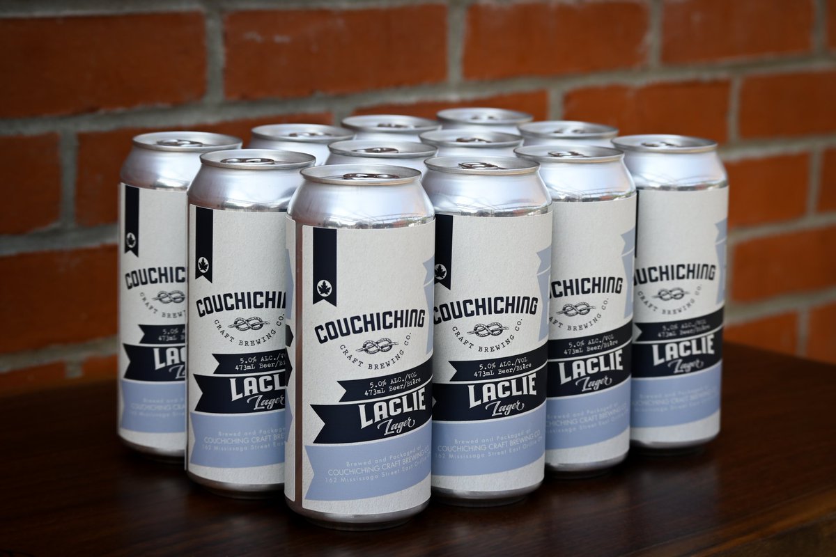 May Monthly Deal is $5 Off a 12 Pack of our #LaclieLager - avail online and in-store. #craftbeer #Orillia