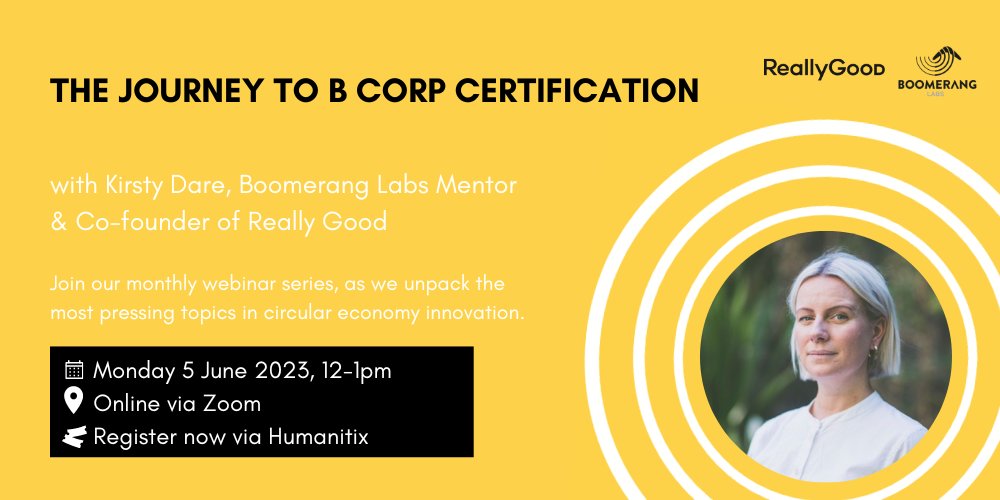 To B Corp or not to B Corp? ...
See you online on Monday 5 June for our free webinar 👋
events.humanitix.com/the-journey-to…