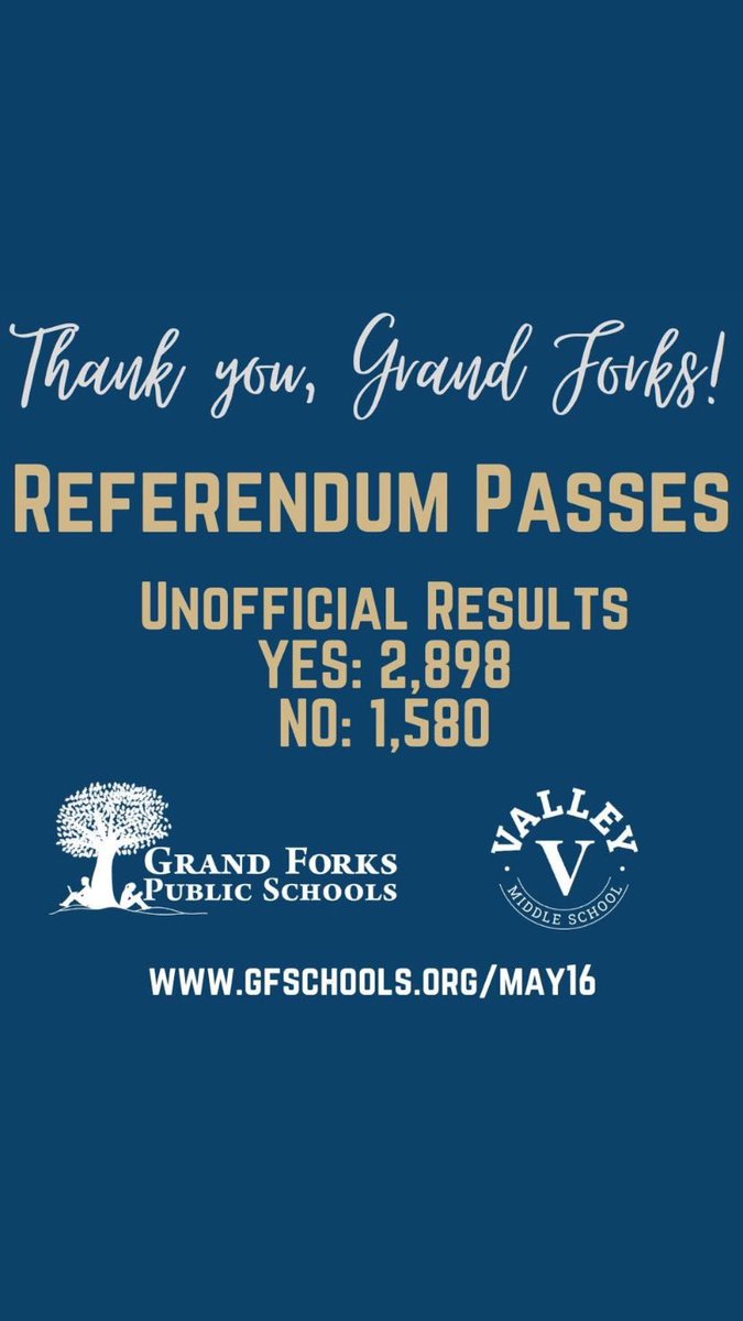 GFSchools's tweet photo. Unofficial voting results from the Grand Forks School Board special election. https://t.co/YKq4vtinQZ