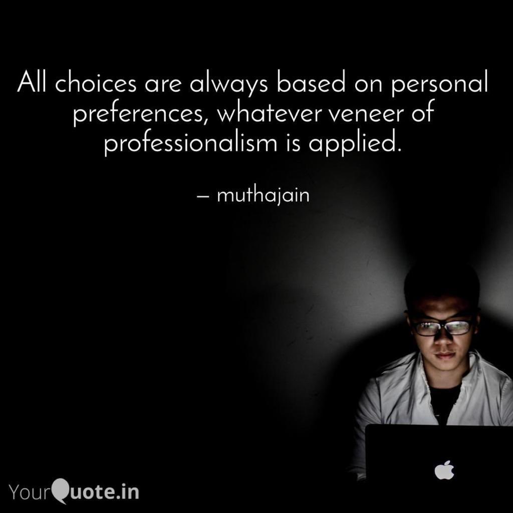 Muthajain's tweet image. #Choice #preference
