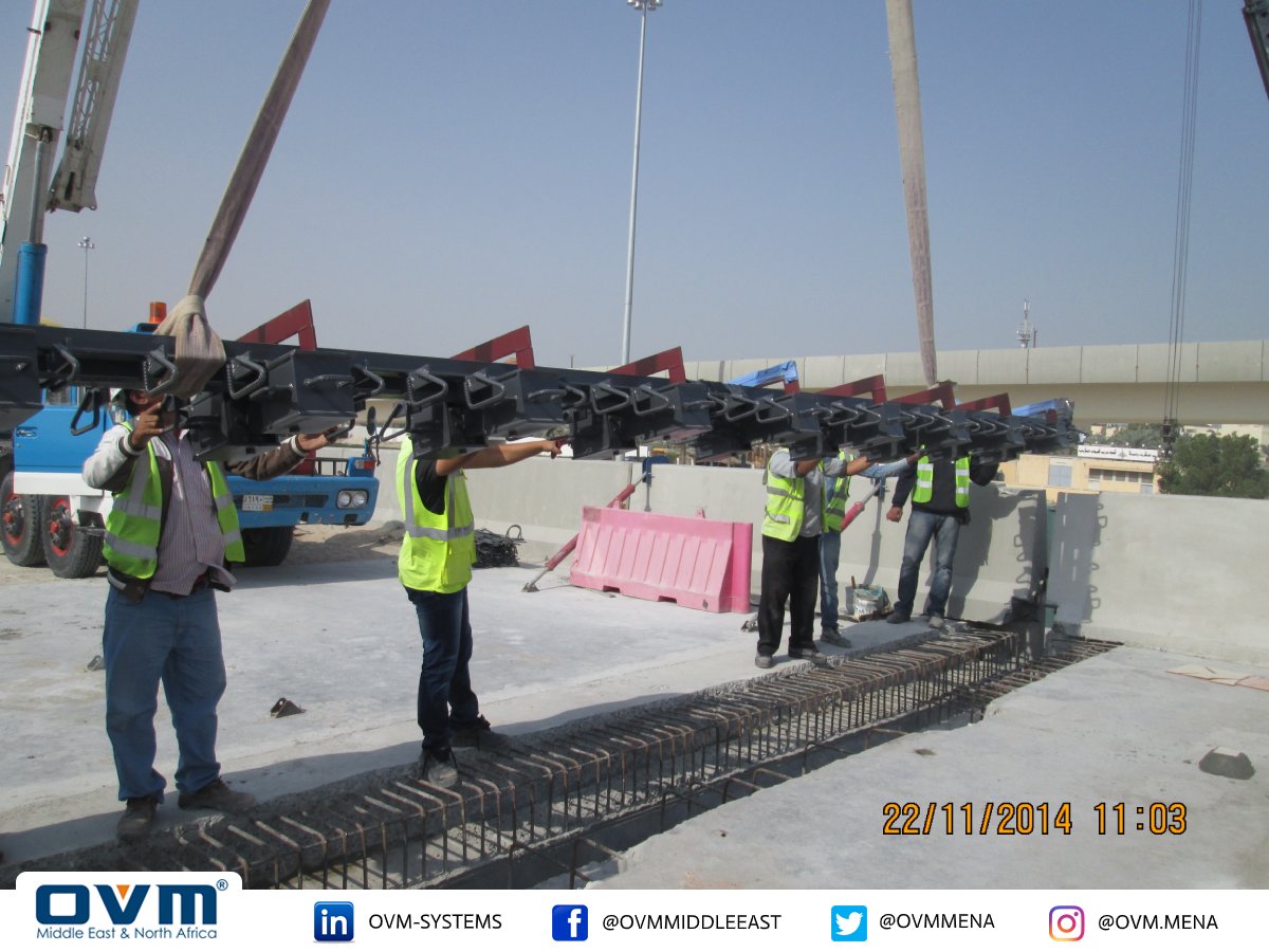OVMmena's tweet image. {Photos} Supply and Installation of OVM Expansion Joints at “Al-Jahra Road” Project in Kuwait.

#OVM #AL_JAHRA_ROAD #OVM_FEATURED_PROJECTS #KUWAIT #EXPANSION_JOINTS