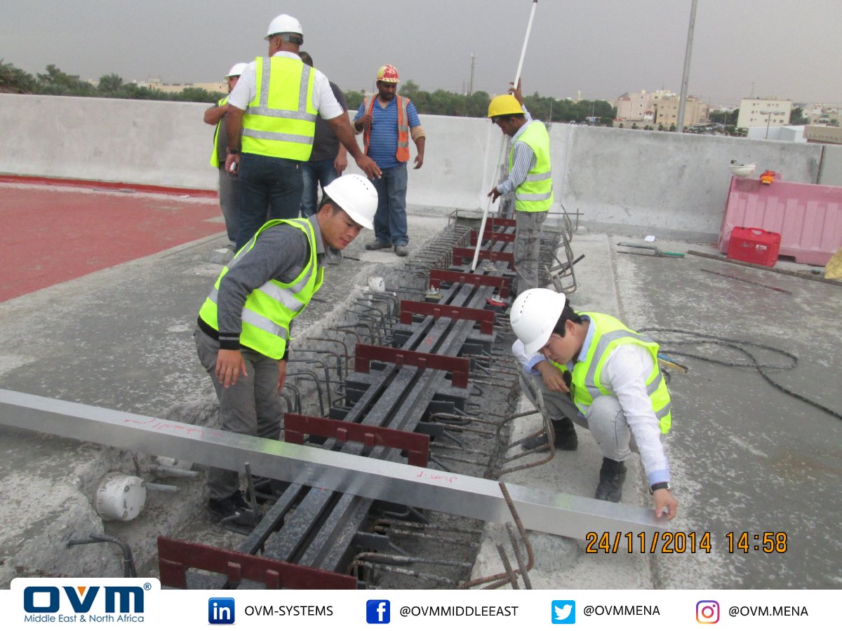 OVMmena's tweet image. {Photos} Supply and Installation of OVM Expansion Joints at “Al-Jahra Road” Project in Kuwait.

#OVM #AL_JAHRA_ROAD #OVM_FEATURED_PROJECTS #KUWAIT #EXPANSION_JOINTS