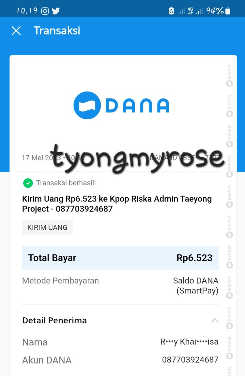 tyongmyrose's tweet photo. 🌹 TAEYONG SOLO DONATION CHALLENGE 🌹 

Let’s donate for IDR 6.523 ❤️
It’s Taeyong debut date! 
A small gesture can make BIG impact🌹
#TOLOdonateParty #TAEYONG1stSOLO #톨로이즈커밍

(I know TYONGFs has donate more money and PO so many #SHALALA album, but it's still worthy) 🥰🌹 https://t.co/0W0Qz92yRN