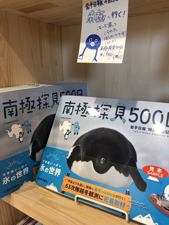 shosi_mizumori's tweet photo. ちょっと所用で外出しただけで汗かきました、書肆みず盛りです。今日は本当に暑いですね…急にこういうのやめてほしい…こんな日は涼むのに最適な「南極探見500日」いかがですか？あっという間に売り切れた人気書籍が再入荷です。ペンギンカワイイ！https://t.co/cmiYsdy2id https://t.co/KmZv9zX1Sv