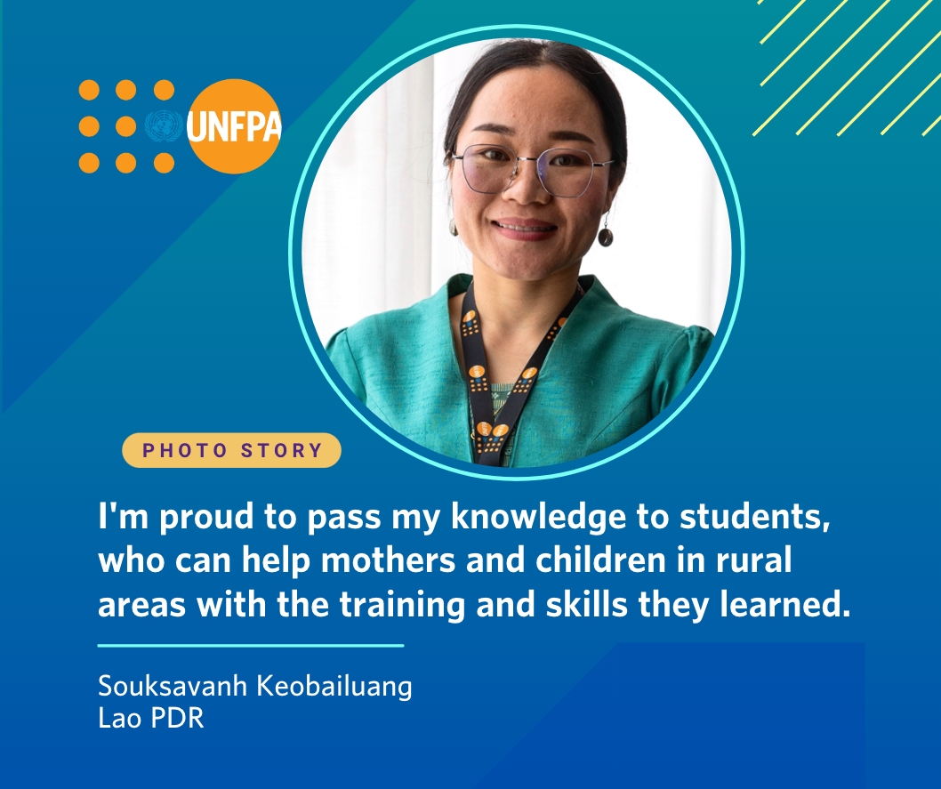 UNFPAAsiaPac's tweet photo. #LaoPDR’s maternal mortality rate remains high at 126 deaths per 100,000 births(in 2020), despite progress.
Read how Souksavanh Keobailuang, a Midwifery Educator endeavours to change things for the better: https://t.co/DzNfmQx18R.
#IDM2023
#MidwivesSaveLives
#WeNeedMoreMidwives https://t.co/PSec3H6VOL