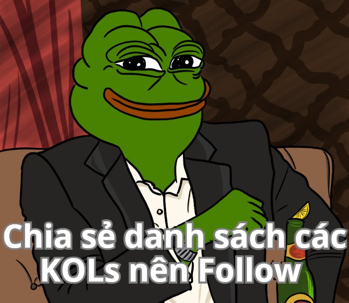 MoneyMaker_BTC's tweet photo. Mình đang soạn danh sách các #KOL twt đáng Follow cho anh em theo tệp sau:

Các Kols chuyên #memecoin
Các Kol #alpha ( những người tìm gems từ sớm) 
Các Kols Trung Quốc 
Các Kols Tây Lông 
Các Kols OG ( Các Chad tham gia thị trường từ rất lâu )
Các Kols Degen ( Những người chuyên về DeFi chơi kèo highrisk high return )
Kols dev dự án lớn a.k.a builder tạo trend và các Kols chuyên về tin tức

Follow chia ra hết đống này để cào thông tin đầu tư là anh em nắm bao quát được thị trường rồi!

Anh em nào quan tâm like retweet và follow mình để mình lấy động lực build và gửi file cho các anh em nhé 

#Crypto #pepe #degen #ALPHA #OG