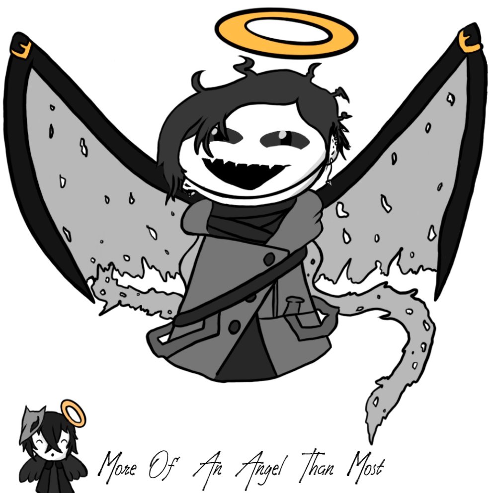 Illudion_Void's tweet photo. A lil @TheAngelBones_ fanart as a treat~
Plz go support this Angel of a guy 🫶🦋
#bonesxiart #thikkbones https://t.co/ZfZncKriUU