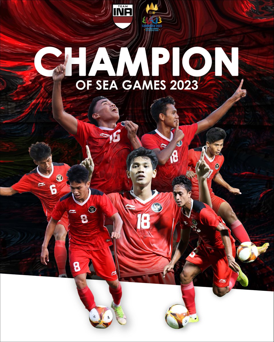 🥇GOLD MEDAL🥇

🇮🇩 5 - 2 🇹🇭 

What a good and full of senam jantung game for Timnas malam ini🔥Terima kasih untuk para kontingen sepak bola kita yang sudah mengharumkan nama Indonesia! Once again, Congratulations!🔥🇮🇩 

#SeaGames2023 
#TeamINA 
#timnasday 
#JoinTheGreats