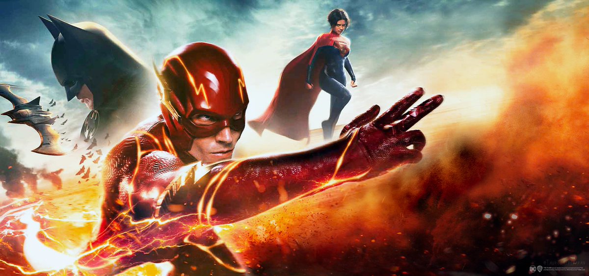 TaurooAldebaran's tweet image. New promo banner for #TheFlashMovie in clean version. Enjoy!