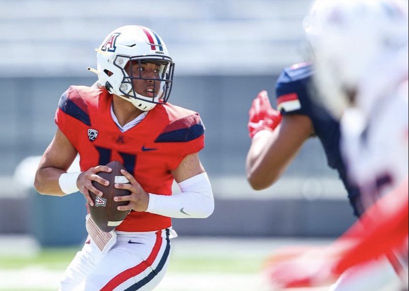 After a humbling conversation with <a href="/CoachJRich/">John Richardson</a> I am very proud and honored to receive my seventh D-1 Offer to the University of Arizona. Thank you. #BearDown <a href="/COHSFootball/">Charter Oak Football</a> <a href="/LaVarArrington/">LaVar Leap Arrington</a> <a href="/RTaylorFBscout/">Coach Taylor</a>