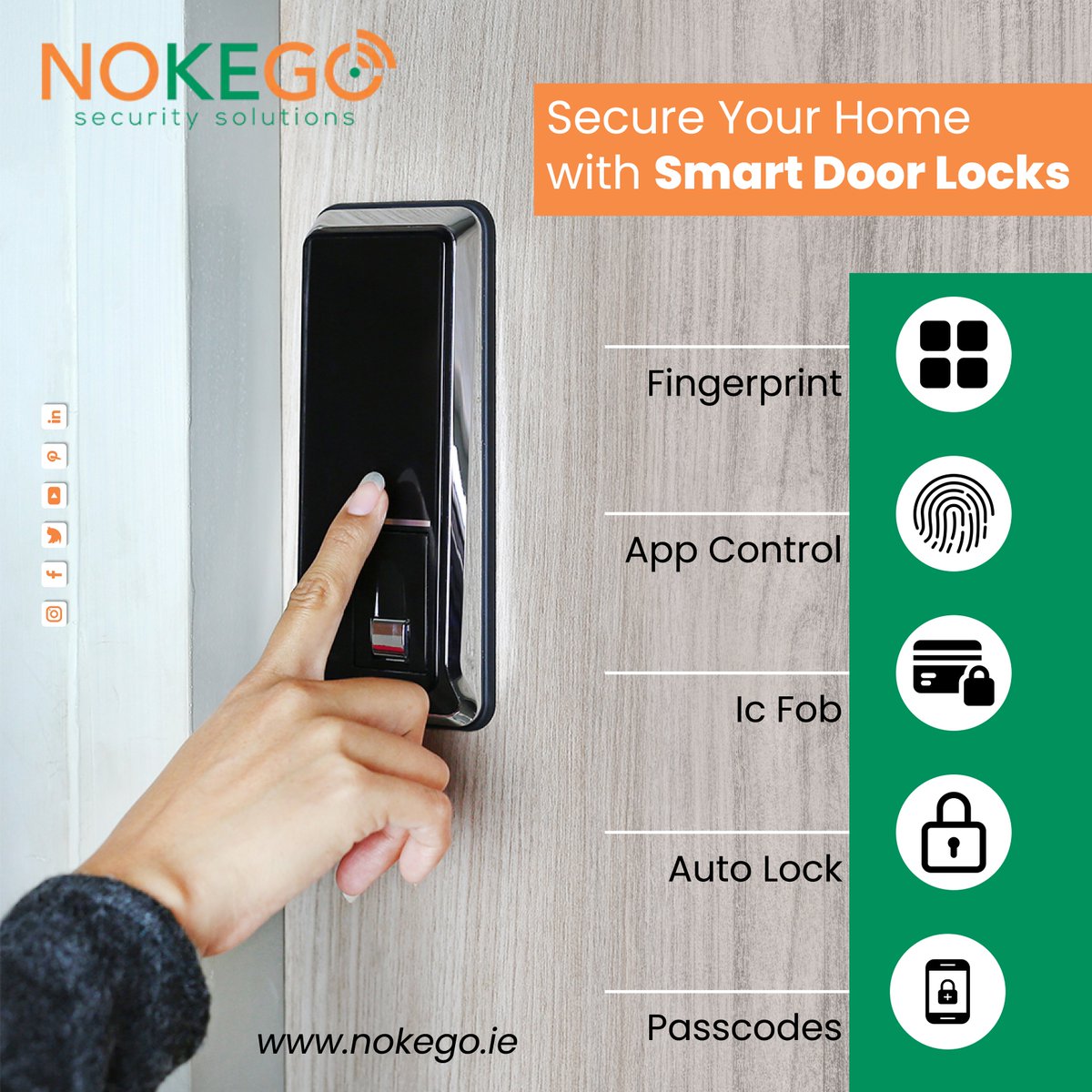 Nokego Smart Door Lock is a cutting-edge device that enhances home security. 

#locksmith #key #locks #security #locksmiths #lock #repair #dublinireland #dublincity #dublinairport #dublinfood  #wednesday #business #locksmithlife #nokkego #clients #emergencylocksmith