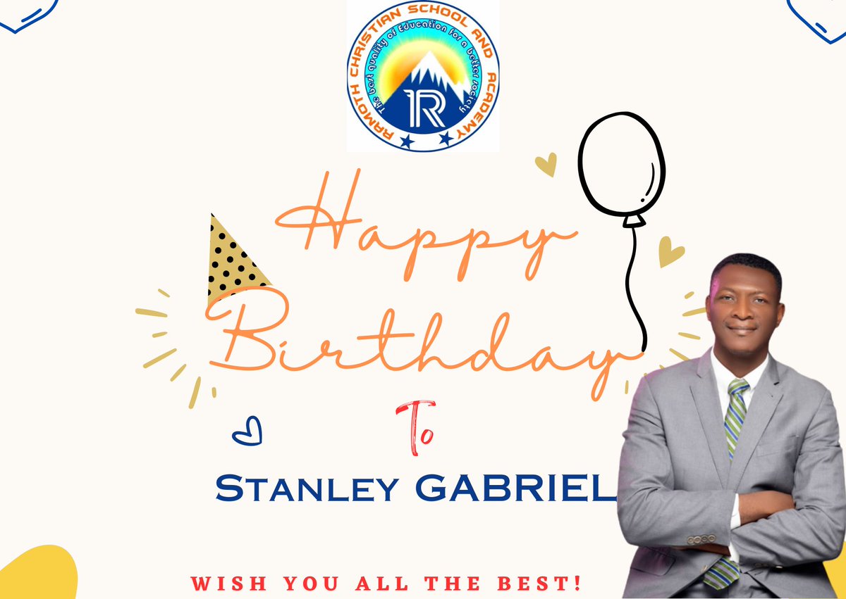 ramotheducation's tweet photo. Joyeux anniversaire à notre directeur des études. @TheGabrielStan 
#birthdaywishes https://t.co/VIVOlDp7V5