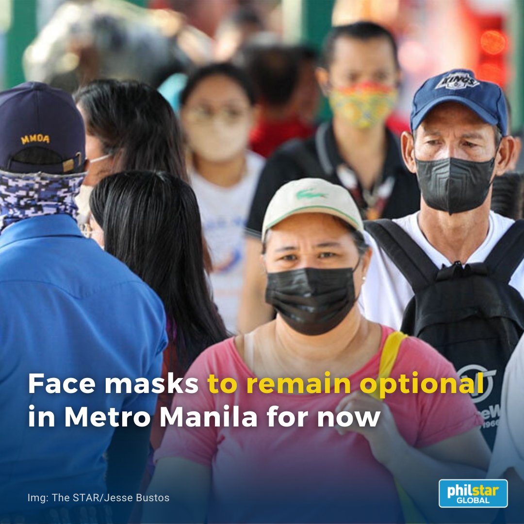 on Twitter "WEARING OF FACE MASKS STILL OPTIONAL Wearing