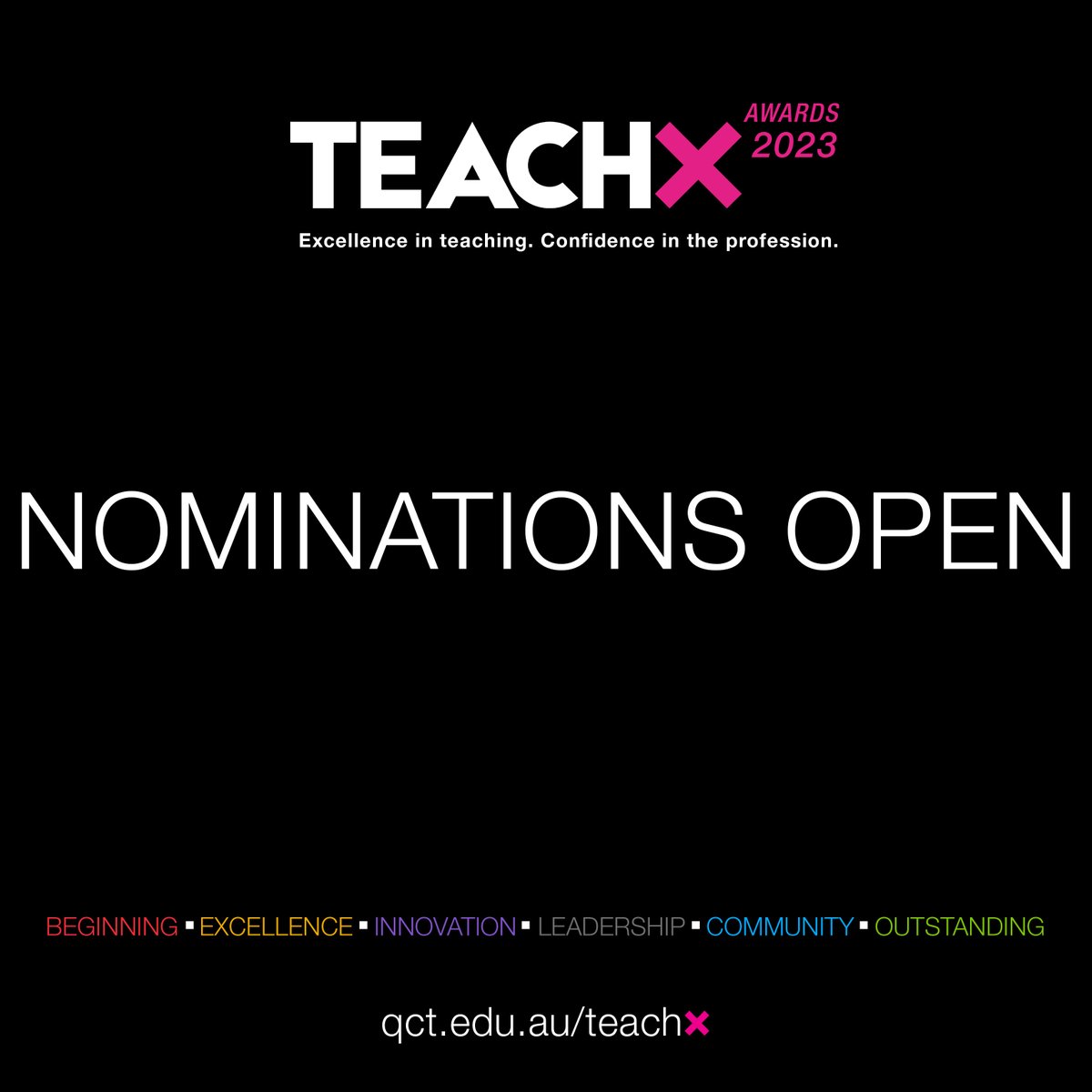 Qld Association of Special Education Leaders (@qasel) on Twitter photo Do you know an outstanding registered Queensland teacher who deserves to be recognised for their work? Nominate them for a <a href="/Queensland/">Queensland Australia</a> College of Teachers TEACHX Award now. Nominations will close on Friday 2 June. qct.edu.au/teachx/nominat… Do you know an outstanding registered Queensland teacher who deserves to be recognised for their work? Nominate them for a <a href="/Queensland/">Queensland Australia</a> College of Teachers TEACHX Award now. Nominations will close on Friday 2 June. qct.edu.au/teachx/nominat…