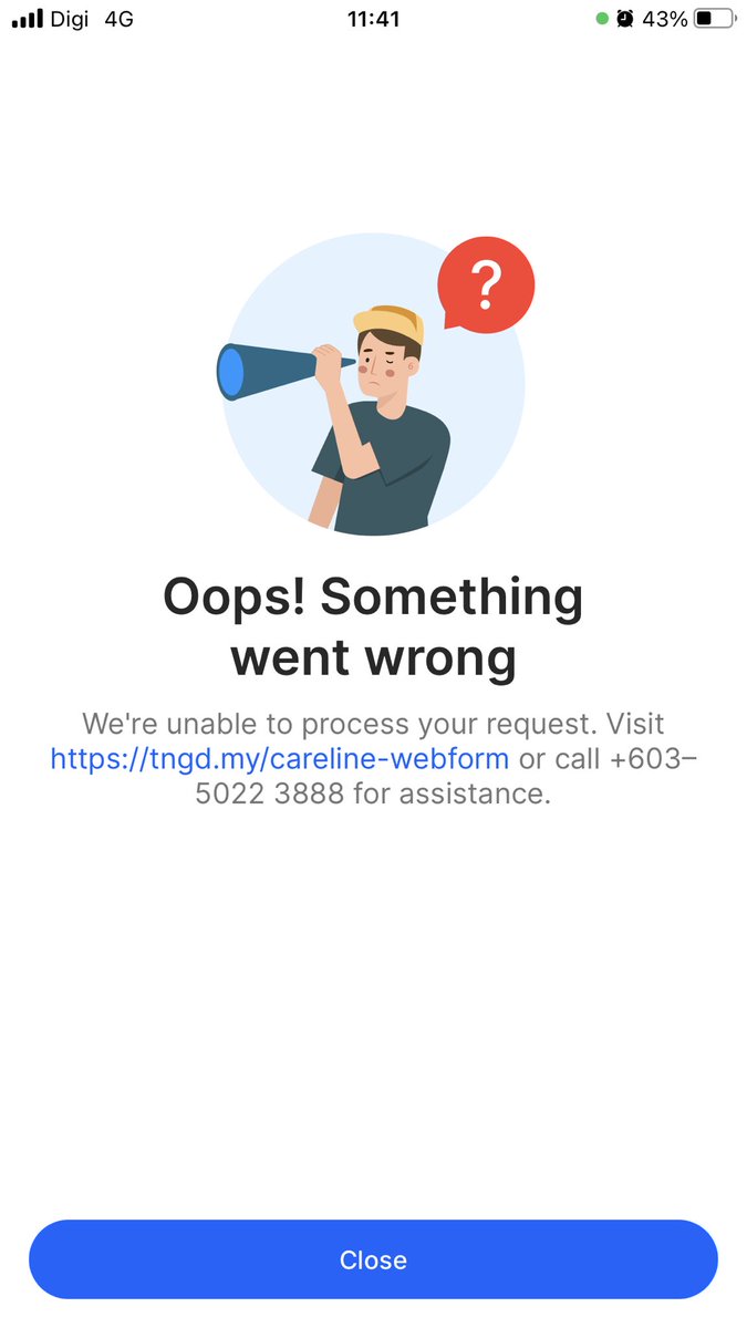PaMs_Mo's tweet photo. @MyTouchnGo Is there anything wrong with your service today? I seem unable to login using my PIN. https://t.co/WjeyQTR6om