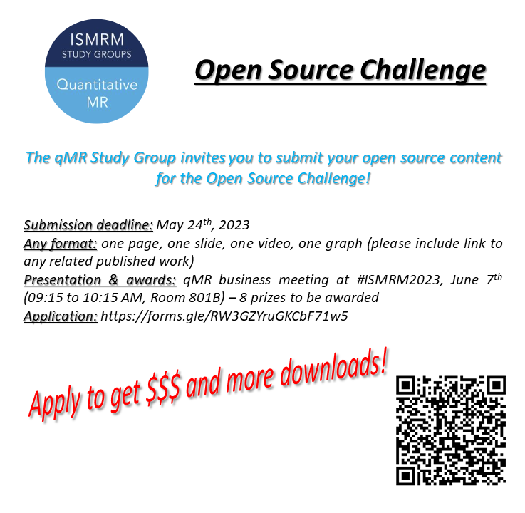 👋Deadline extended to May 24th! Apply now to win an award during the Open Source Challenge!!! Submit your open source data, images, codes, software etc. to get $$$ and more downloads! 🏆🥇🏆
forms.gle/RW3GZYruGKCbF7…