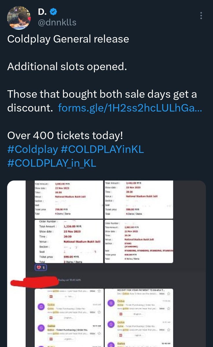 NaimNawrouz's tweet photo. Tak payah lah minta another night with #COLDPLAYinKL ek kalau @GoLiveAsia @livenationmy babi ni bagi scalpers/scammers beli ticket sampai 400. Tak guna pun merayu dekat Coldplay. https://t.co/oa90EG6FLl