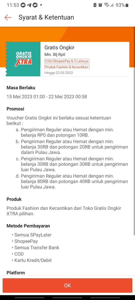 gumnting's tweet photo. 📢 ADA BYK SLOT ONLYYY

WTS Voc voucher gratong gratis ongkir min bel 0/30 rp 

- Fee 2k/order
- Bisa cek dulu (cantumin link barang &amp; alamat lengkap) ‼️
- Bisa qris
- Bisa COD
- Testi in bio

#zonauang #zonajajan https://t.co/NG9k7Q9oxi