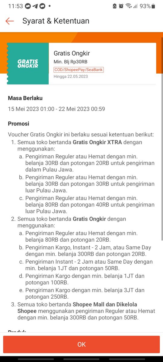 gumnting's tweet photo. 📢 ADA BYK SLOT ONLYYY

WTS Voc voucher gratong gratis ongkir min bel 0/30 rp 

- Fee 2k/order
- Bisa cek dulu (cantumin link barang &amp; alamat lengkap) ‼️
- Bisa qris
- Bisa COD
- Testi in bio

#zonauang #zonajajan https://t.co/NG9k7Q9oxi