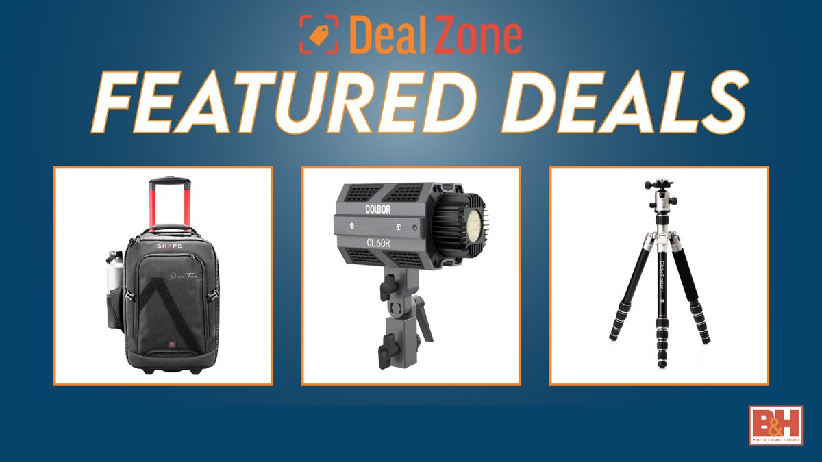 Bags, lights, tripods, and more in today's #BHDealZone!
bhpho.to/BHDealZone